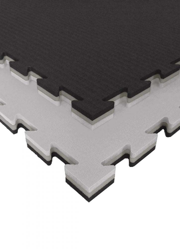 TATAMIX TATAMI PUZZLE MÅTTE 1x1M 30MM SORT/GRÅ