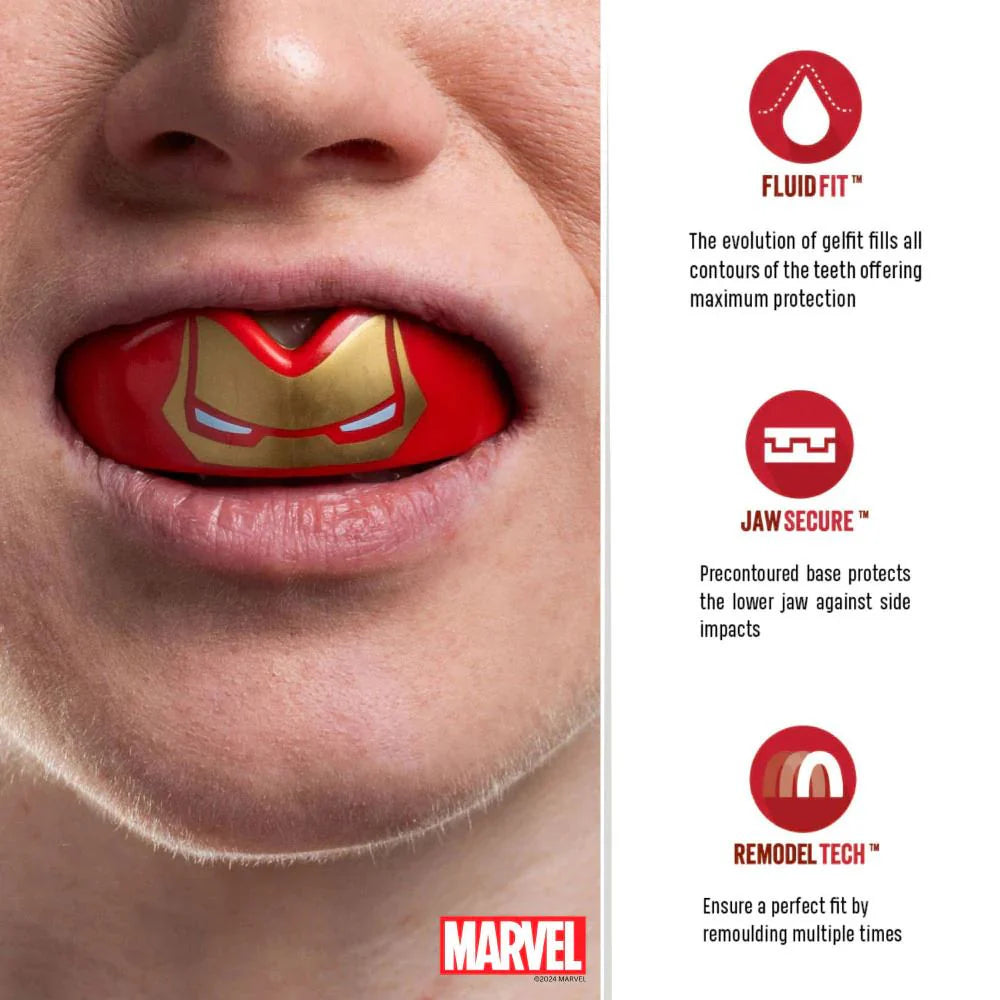 SAFEJAWZ MARVEL IRON MAN TANDBESKYTTER
