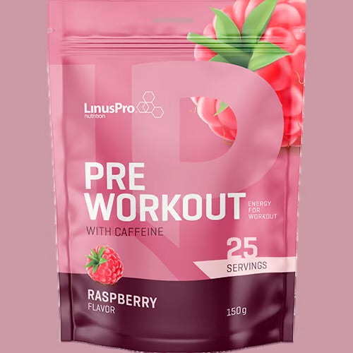 LinusPro Pre-Workout Rasberry (150g)