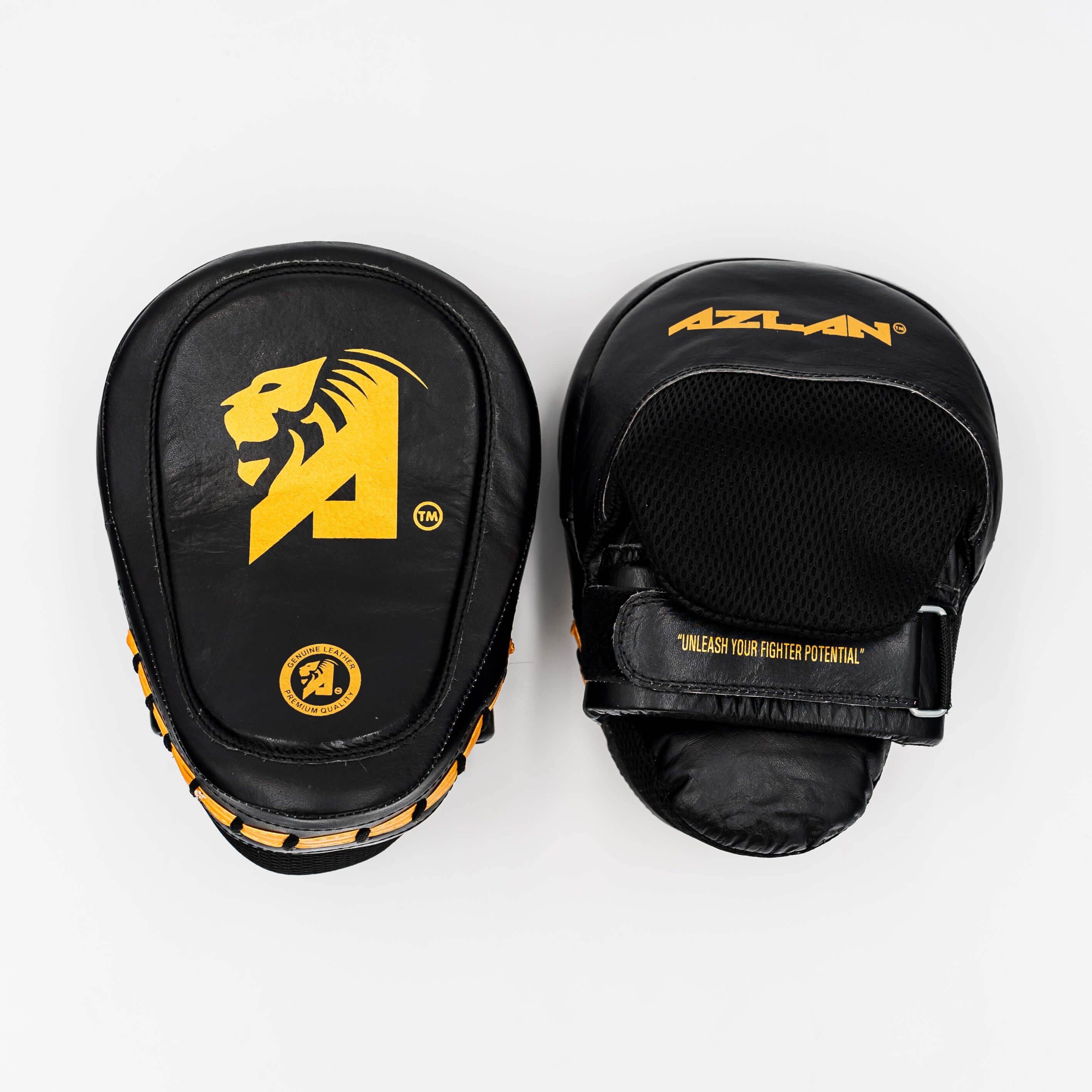 AZLAN MITTS BLACK/YELLOW