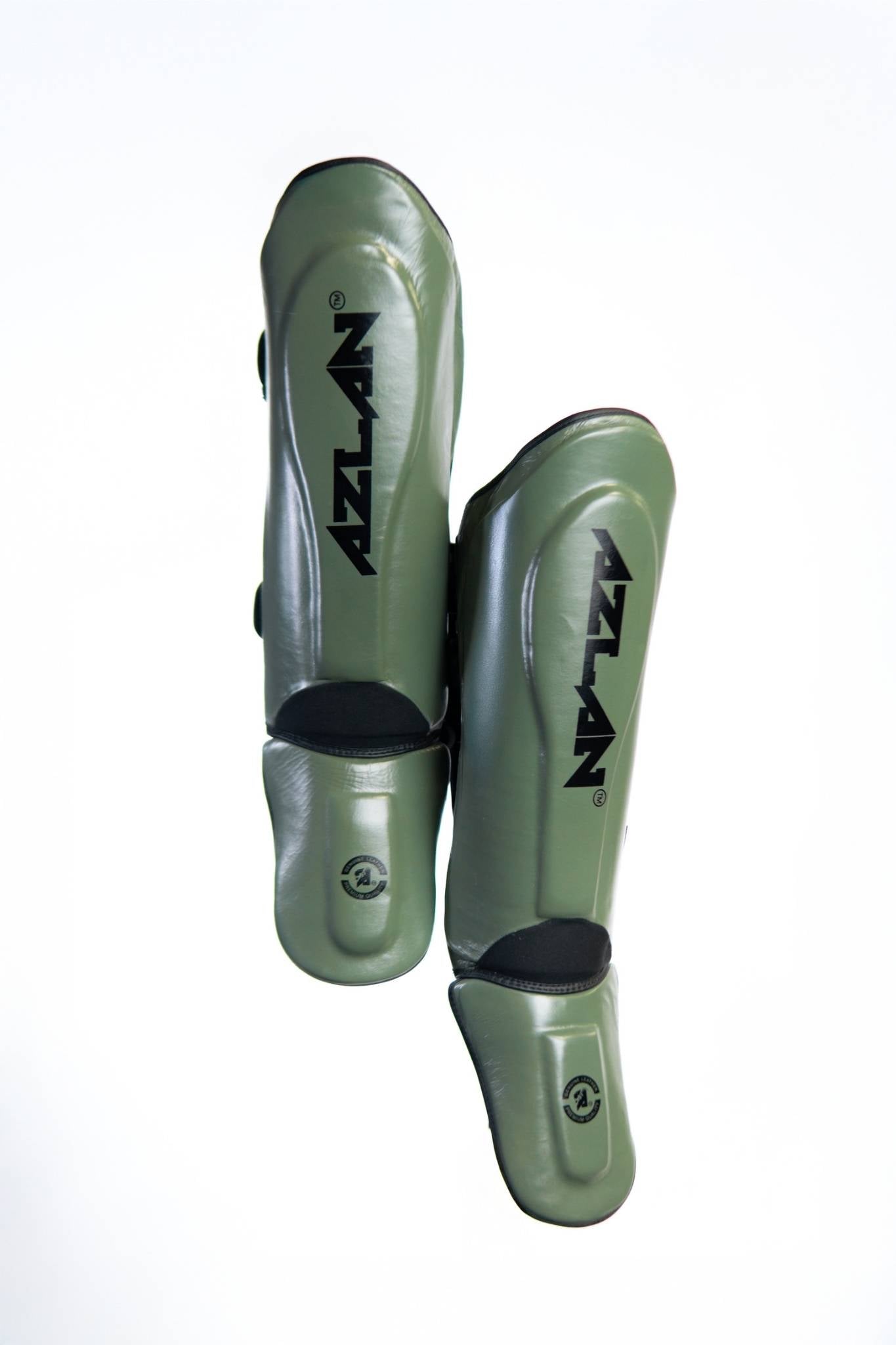 AZLAN FIGHT GEAR LEG SHIELD GREEN