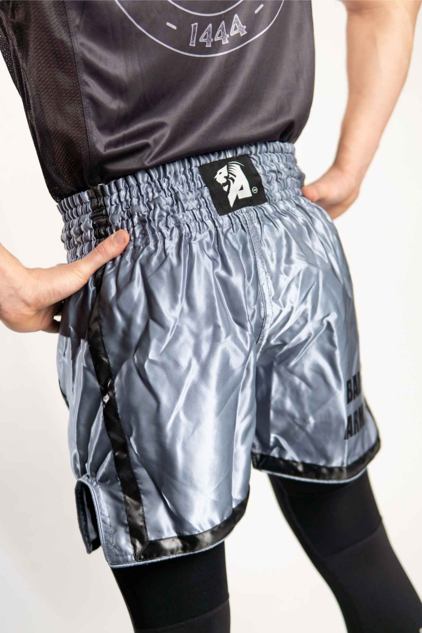 AZLAN X BADR FIGHT CLUB “BADR ARMY” MUAY THAI SHORTS