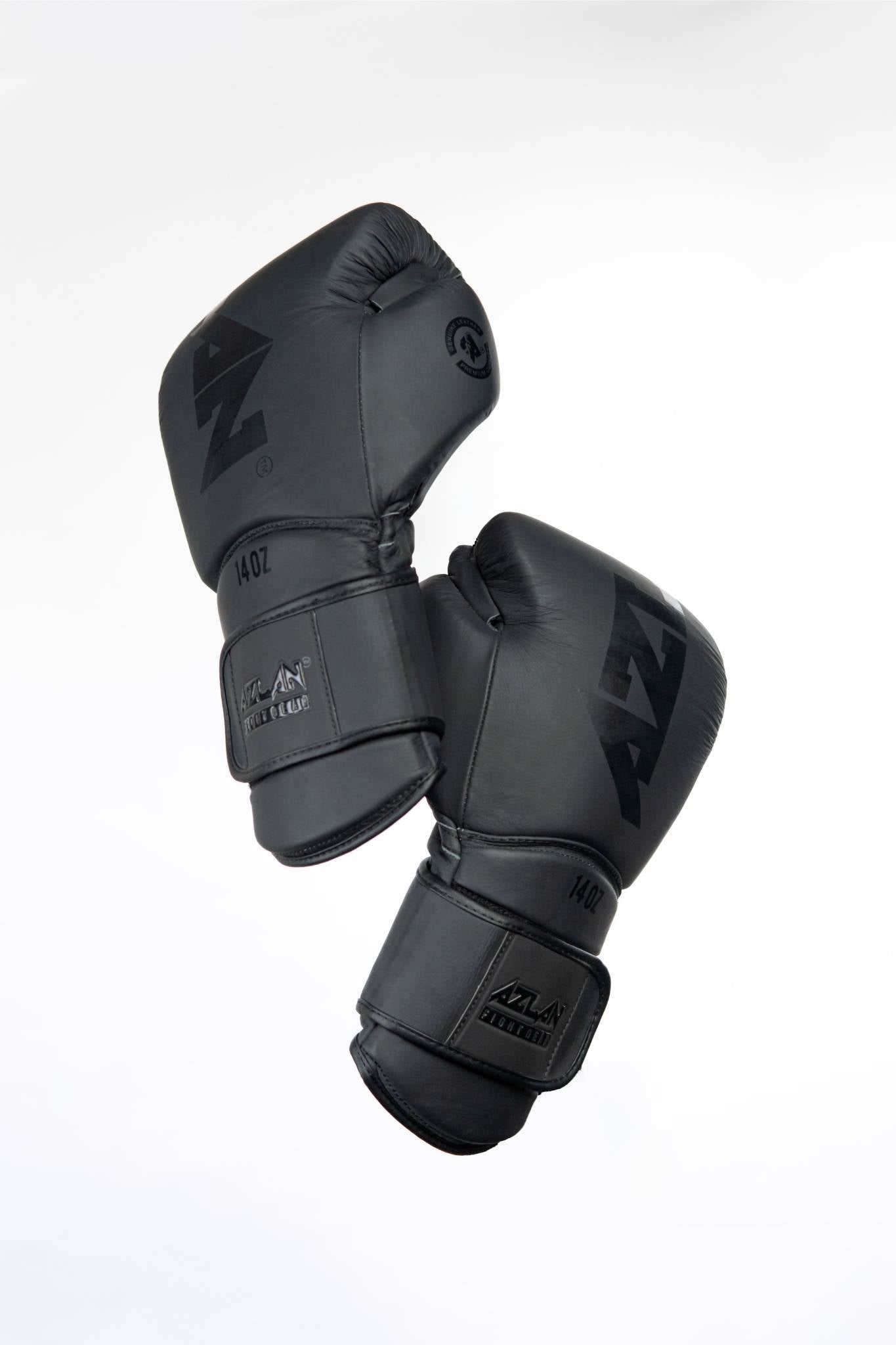AZLAN "MATT BLACK" BOXING GLOVES