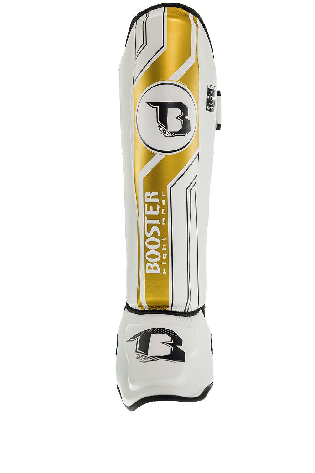 BOOSTER SHINGUARDS V9 WHITE/GOLD
