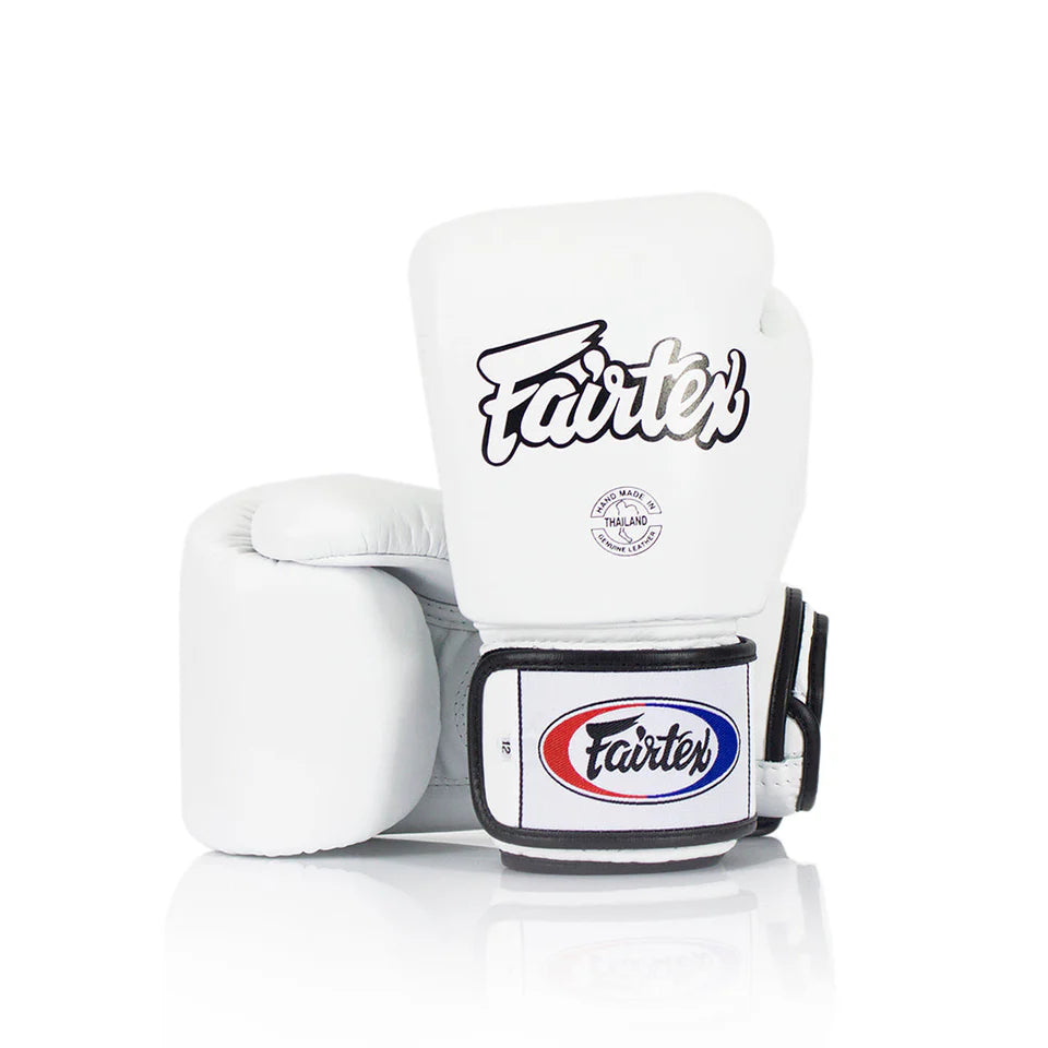 FAIRTEX BGV1 WHITE BOXING GLOVES