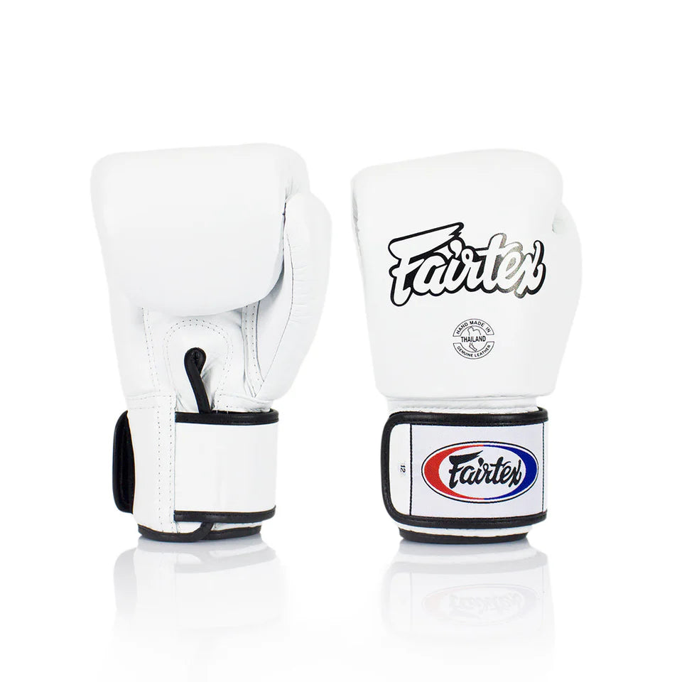 FAIRTEX BGV1 WHITE BOXING GLOVES