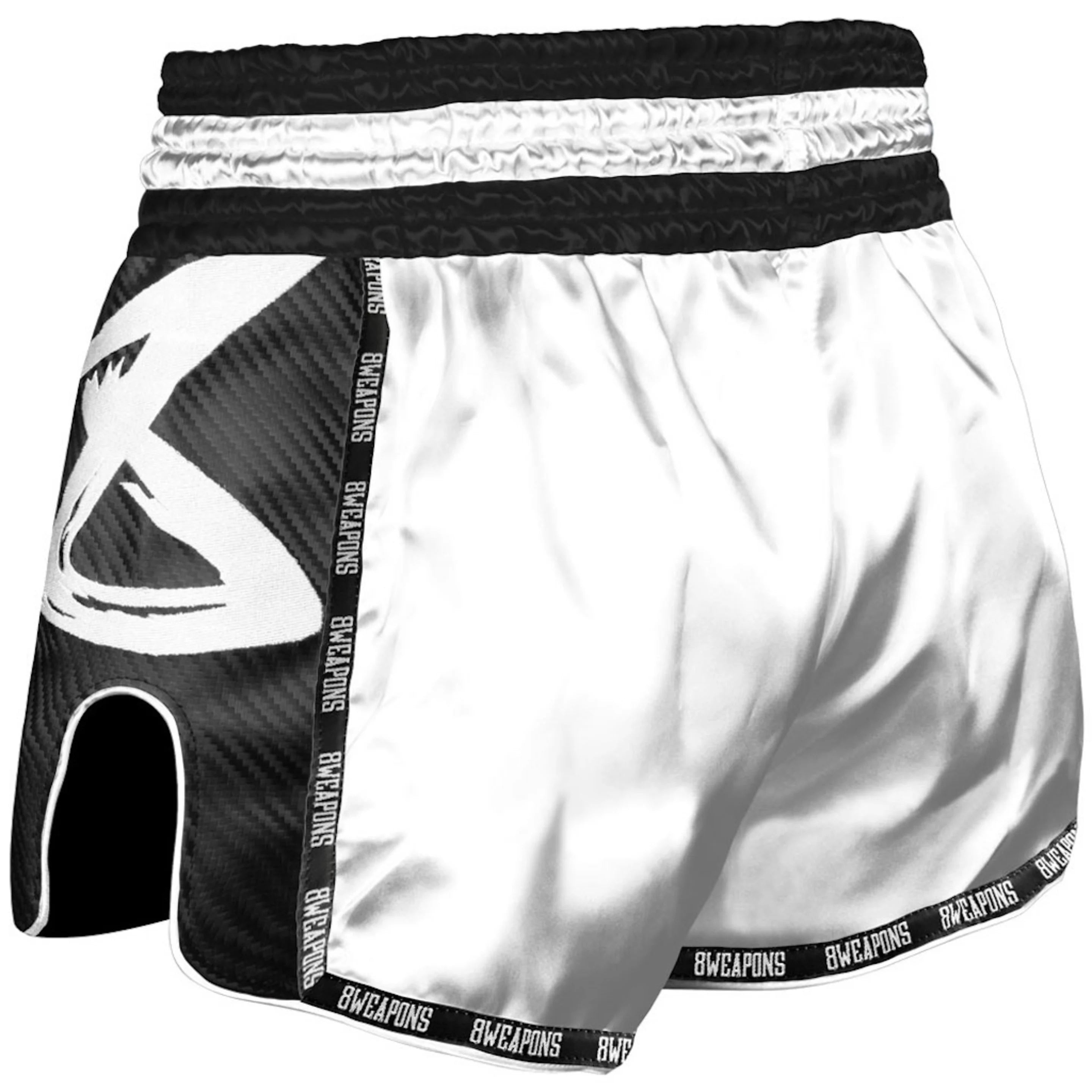 8 Weapons Muay Thai Shorts Carbon Snow Night