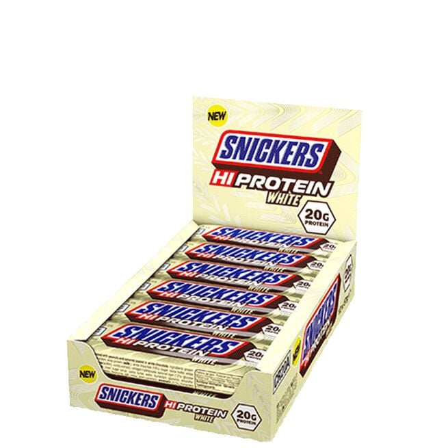 SNICKERS HI PROTEIN LOW SUGAR 12x57g BAR WHITE CHOCOLATE