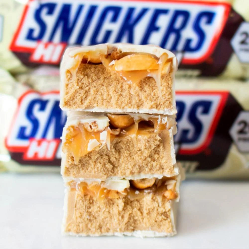 SNICKERS HI PROTEIN LOW SUGAR 12x57g BAR WHITE CHOCOLATE