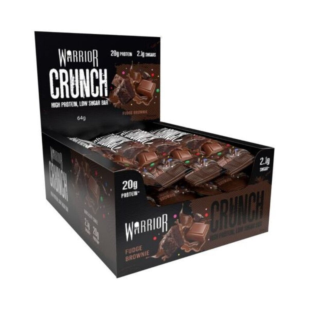 WARRIOR CRUNCH BAR - FUDGE BROWNIE 12x64g