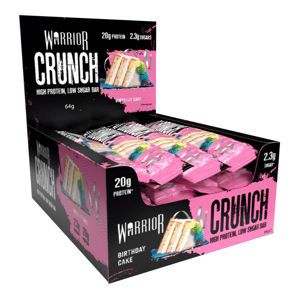 WARRIOR CRUNCH BAR - BIRTHDAY CAKE
