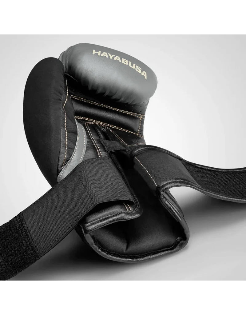 HAYABUSA T3 BOXING GLOVES COAL GRAY/BLACK