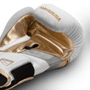 HAYABUSA T3 BOXING GLOVES WHITE/GOLD