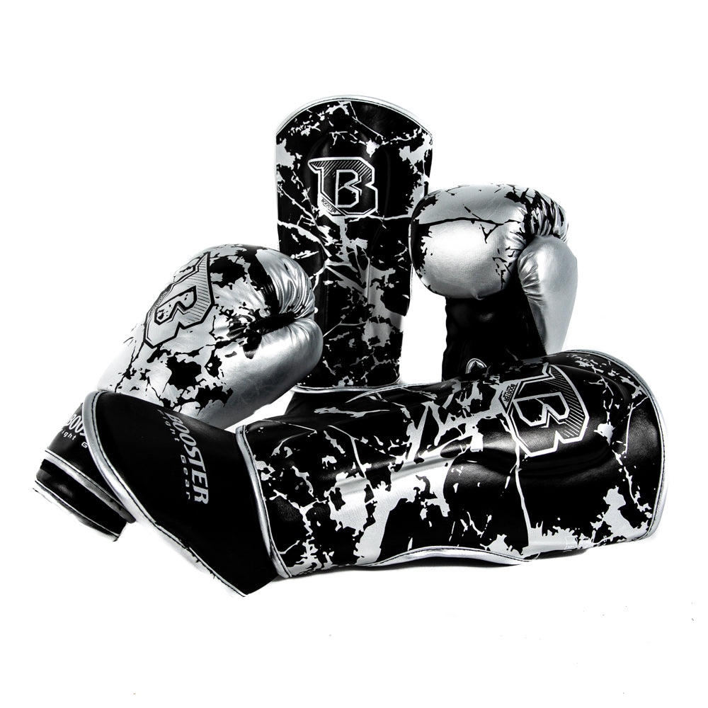 BOOSTER “Silver Marble” BOXING GLOVES CHILDREN