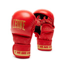 LEONE “DNA” MMA HANDSKER RØD/GULD