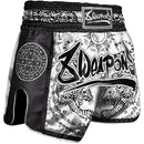 8 WEAPONS HVID/SORT MUAY THAI SHORTS