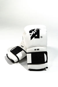 AZLAN “S10” BOKSE HANDSKER HVID/SORT