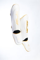 AZLAN SHINGUARDS “LIGHTNING” WHITE/GOLD