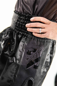 AZLAN MUAY THAI SHORTS "BLACK BEAST"