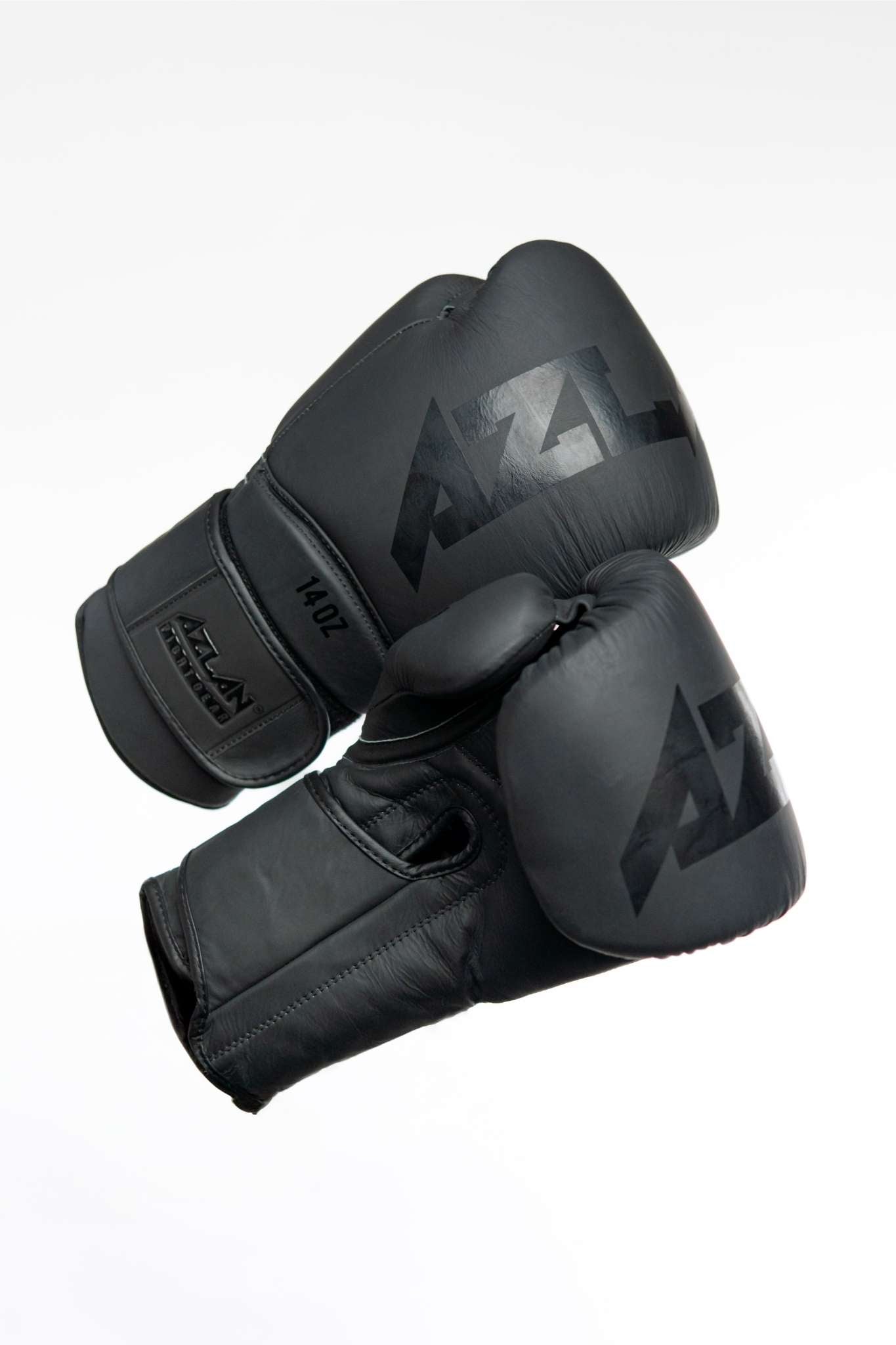 AZLAN "MATT BLACK" BOXING GLOVES 