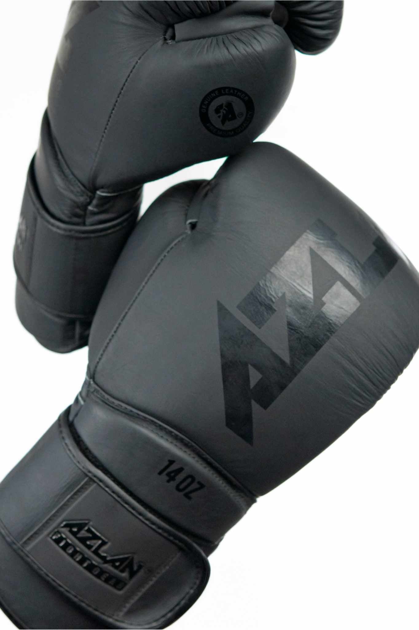AZLAN "MATT BLACK" BOXING GLOVES