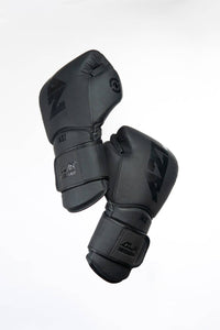 AZLAN "MATT BLACK" BOXING GLOVES 