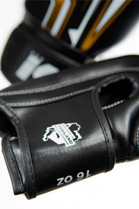 KING PRO BOXING “SPARTAN “ BOKSEHANDSKER "SORT/GOLD"