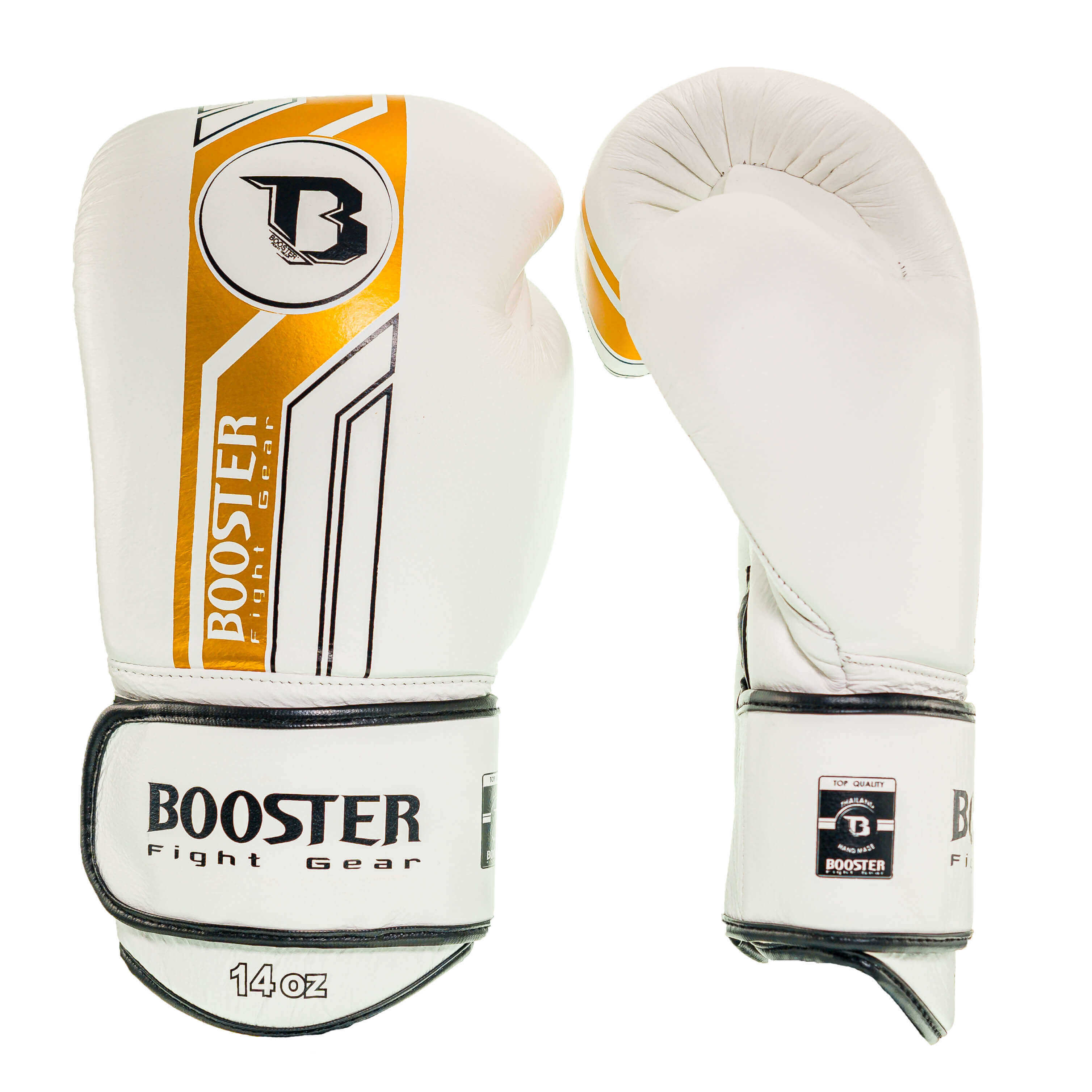 BOOSTER BOXING GLOVES V9 WHITE/GOLD