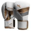 HAYABUSA T3 BOXING GLOVES WHITE/GOLD