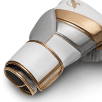 HAYABUSA T3 BOXING GLOVES WHITE/GOLD