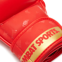LEONE “DNA” MMA HANDSKER RØD/GULD