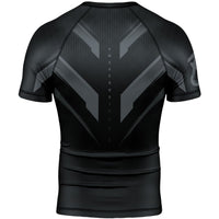 8 WEAPONS Rashguard SHIFT Short Sleeves Black Matt