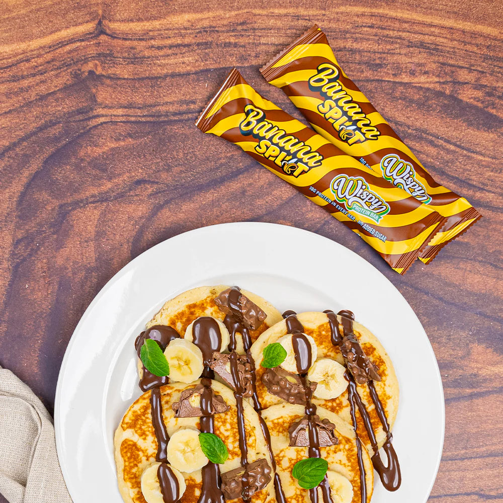 WISPY PROTEIN BAR - BANANA SPLIT(10x55g)