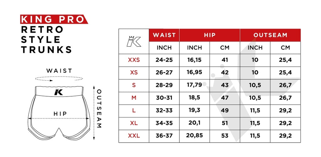 KING PRO BOXING RETRO HYBRID SHORTS