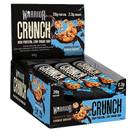 WARRIOR CRUNCH BAR - CHOCOLATE CHIP (Cookie dough smag) 12x64g