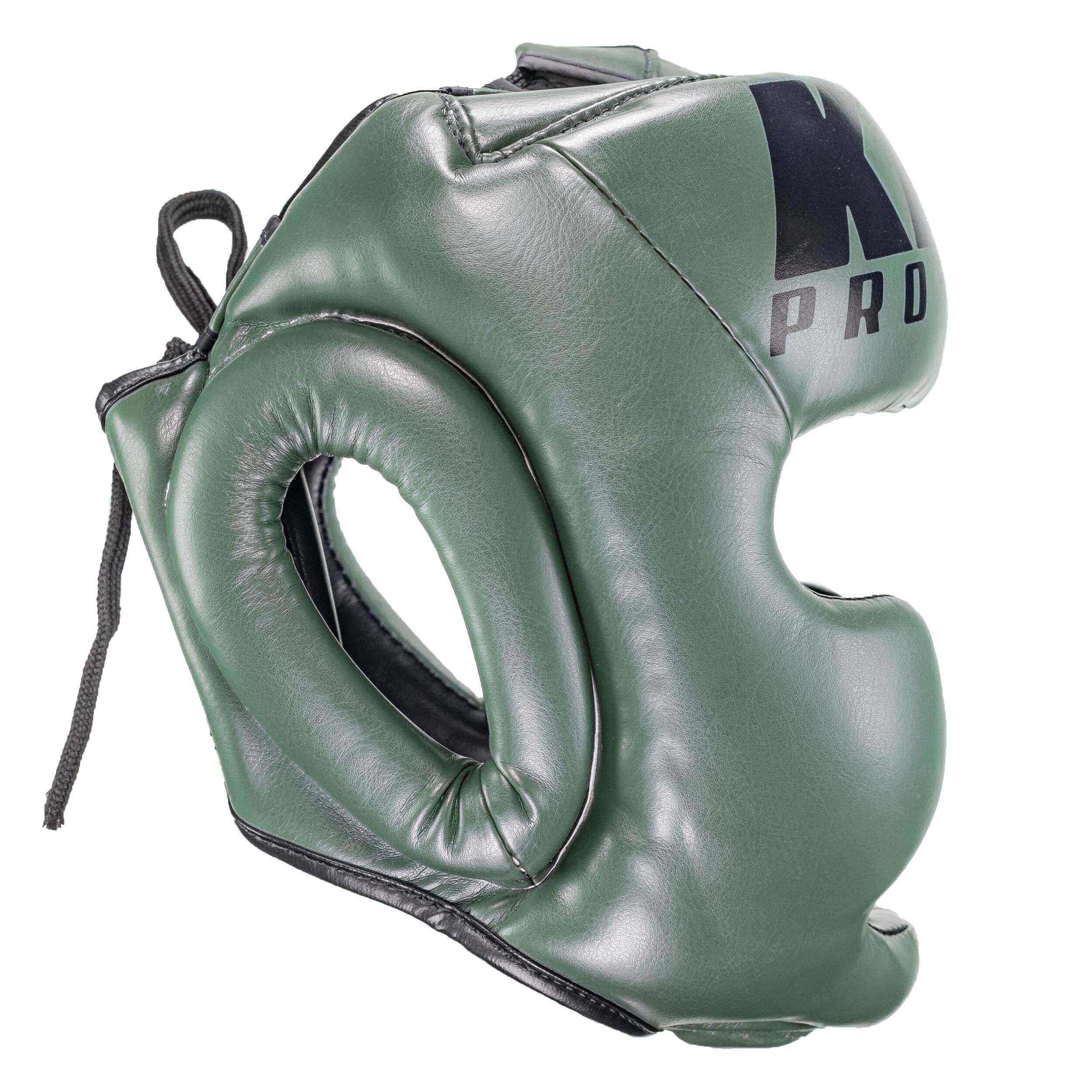 KING PRO BOXING HEADGEAR GREEN 