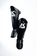 KING PRO BOXING LEG GUARDS BLACK