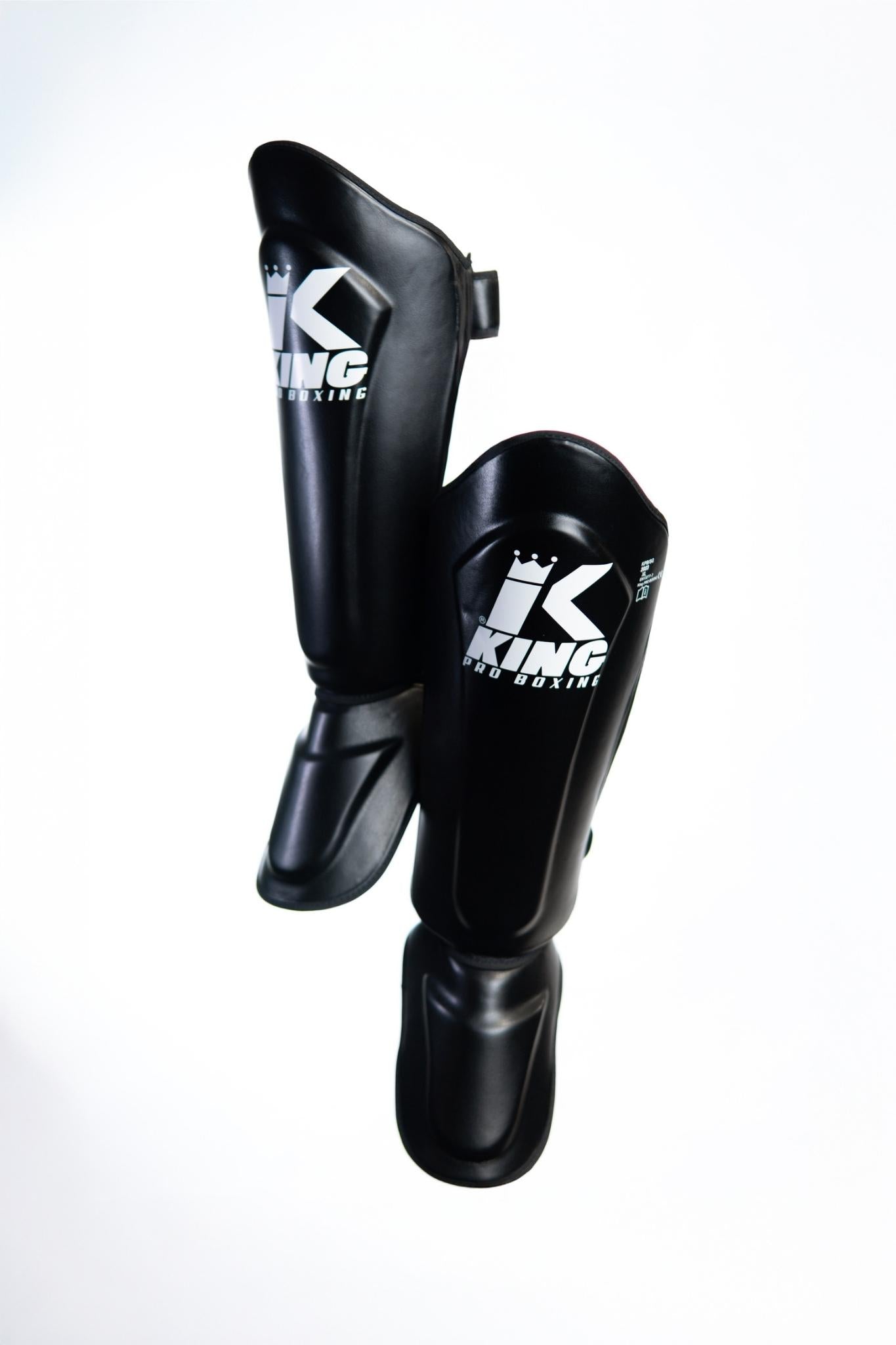 KING PRO BOXING LEG GUARDS BLACK