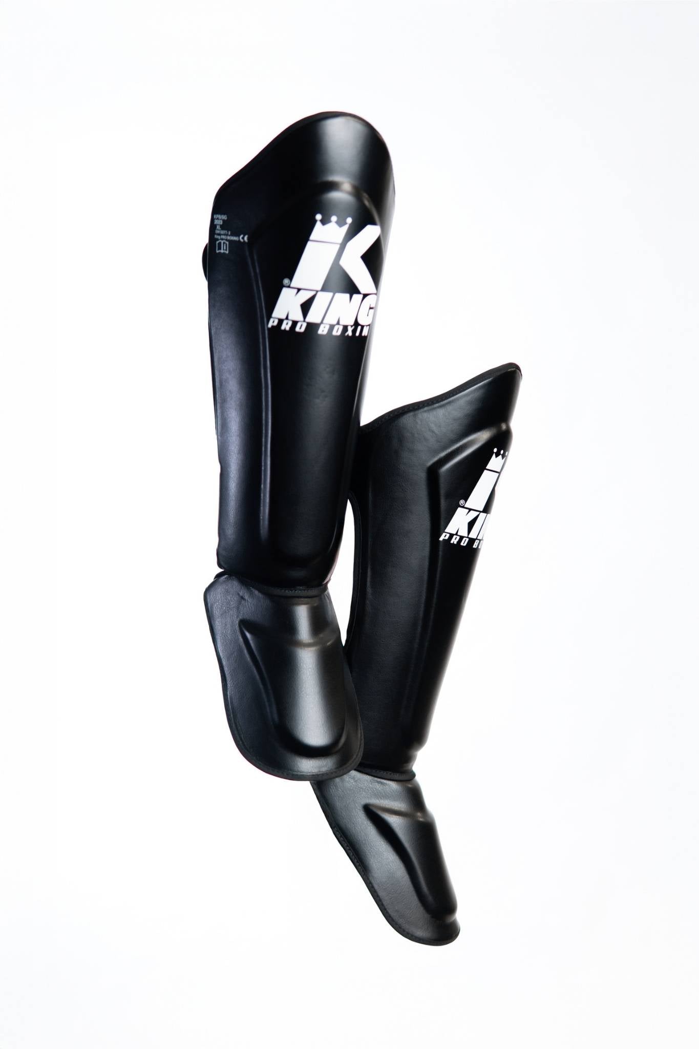 KING PRO BOXING LEG GUARDS BLACK