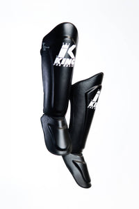 KING PRO BOXING LEG GUARDS BLACK