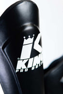 KING PRO BOXING LEG GUARDS BLACK