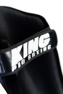 KING PRO BOXING LEG GUARDS BLACK