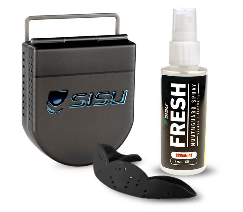 SISU NEXTGEN AERO TOOTH PROTECTOR BLACK BUNDLE