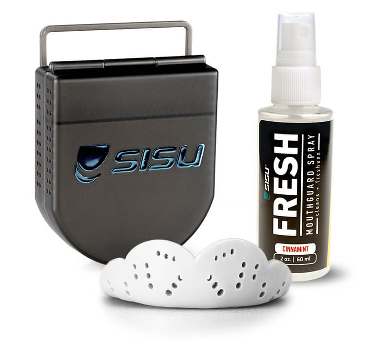 SISU NEXTGEN MAX MOUTH GUARD WHITE BUNDLE