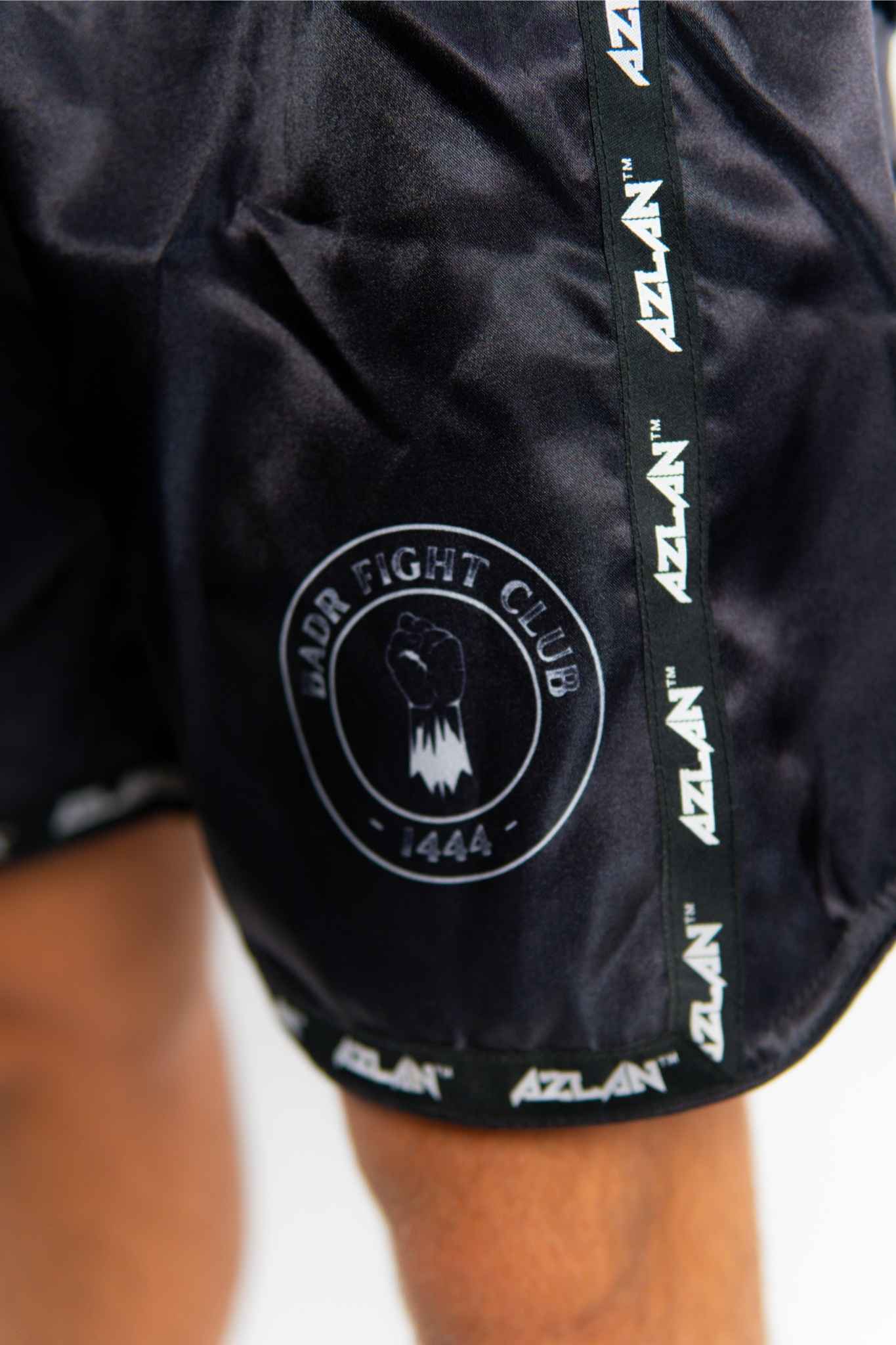 AZLAN x BADR FIGHT CLUB MUAY THAI SHORTS 'SORT'