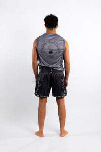 AZLAN x BADR FIGHT CLUB MUAY THAI SHORTS 'SORT'