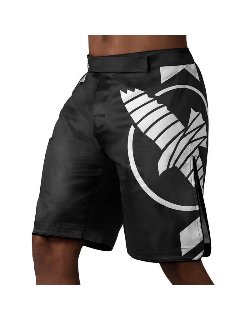 HAYABUSA “ICON MMA” SHORTS BLACK/WHITE